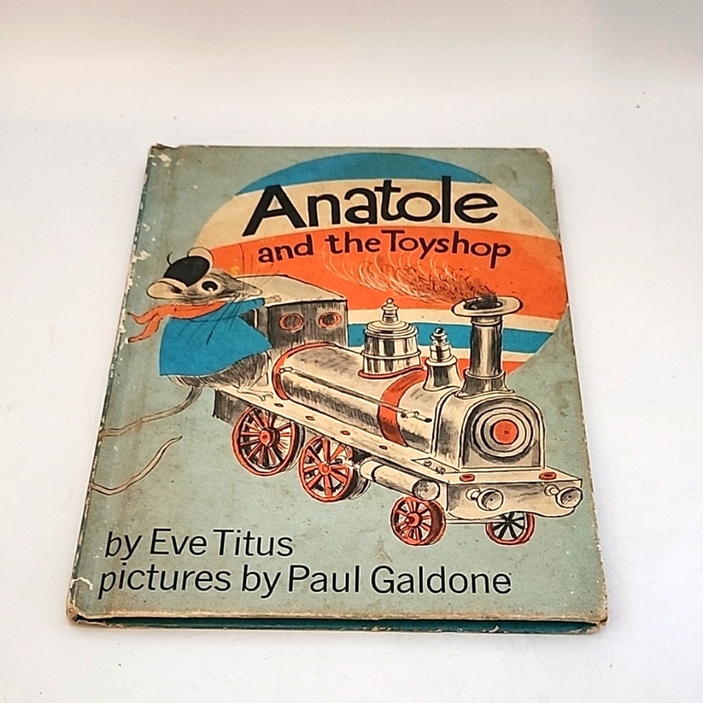 Vintage 1970 Anatole and the Toyshop By Eve Titus